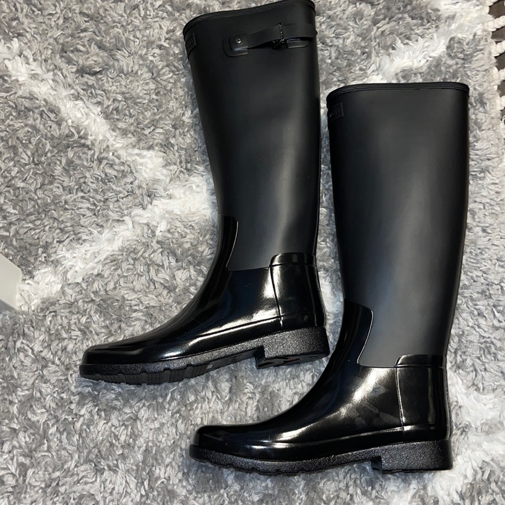 Black Hunter Rain Boots 🖤 NEVER WORN